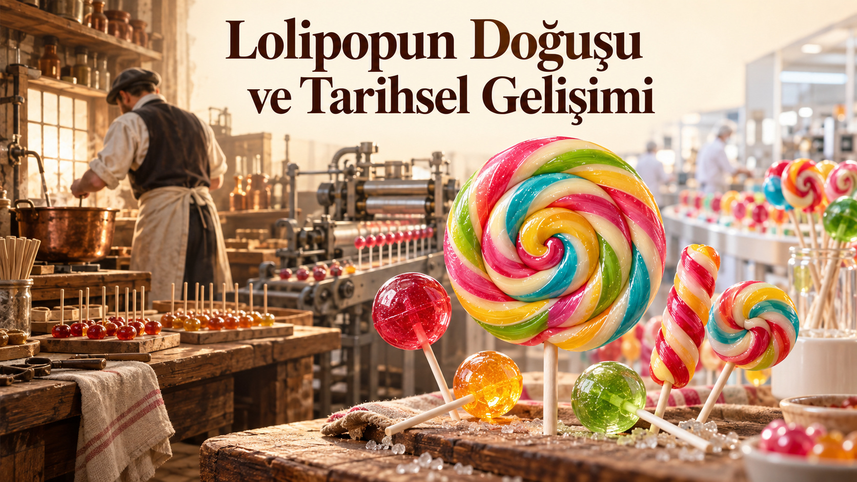Lolipop Şekerin Tarihçesi