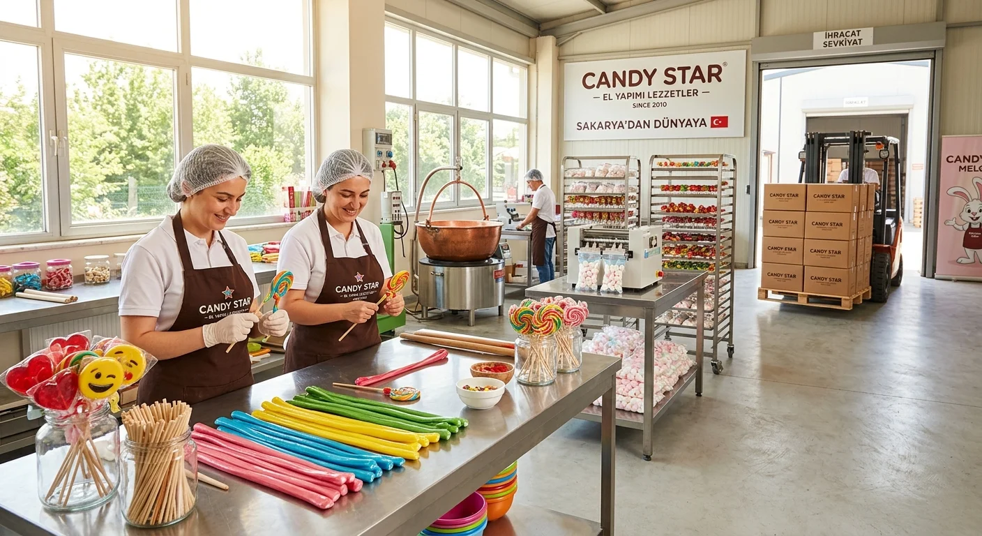 Sakarya’dan Dünyaya Uzanan Renkli Bir Lezzet Hikâyesi: Candy Star Üretim Standartları