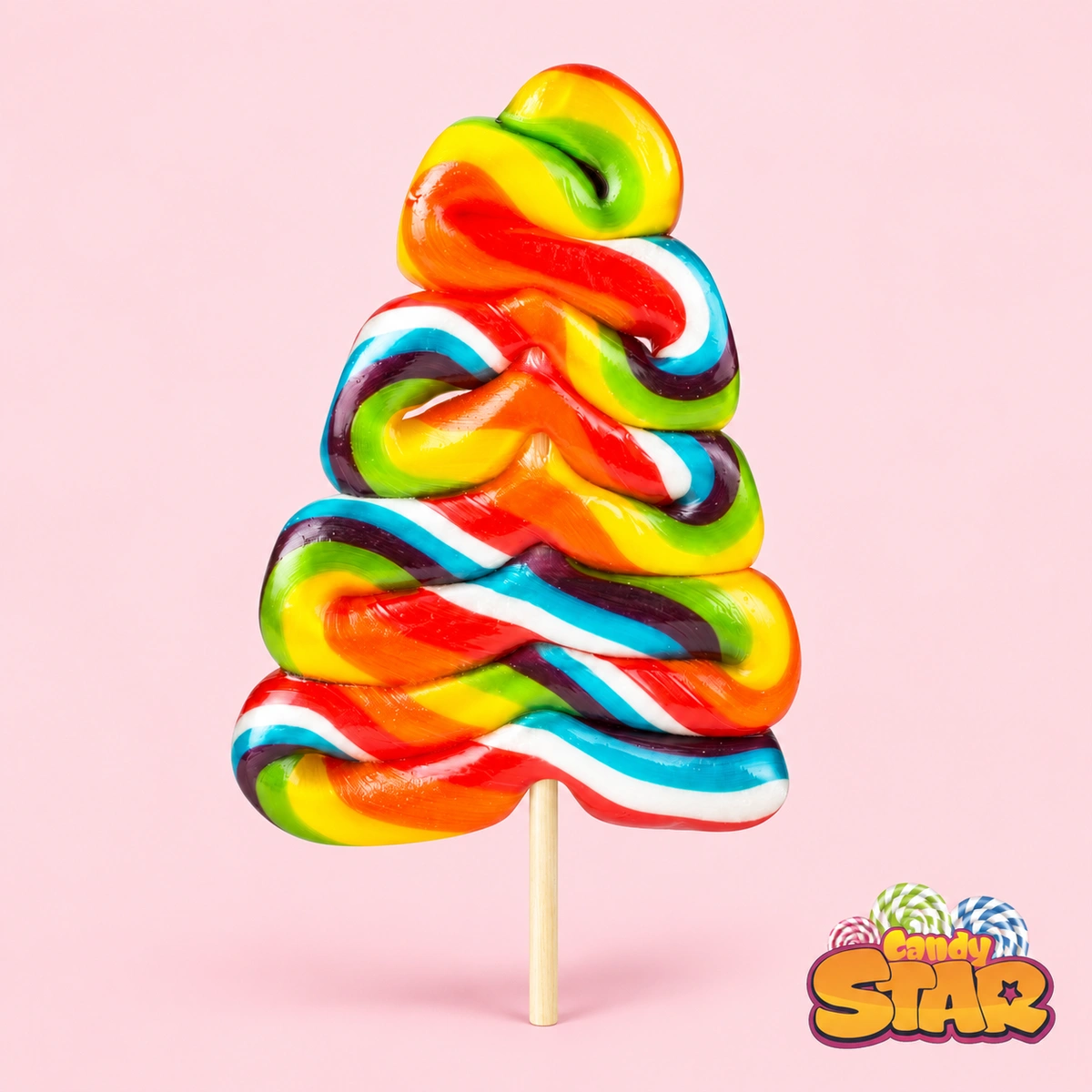 Candy Star Ağaç Sosyete Lolipop Şeker 30g