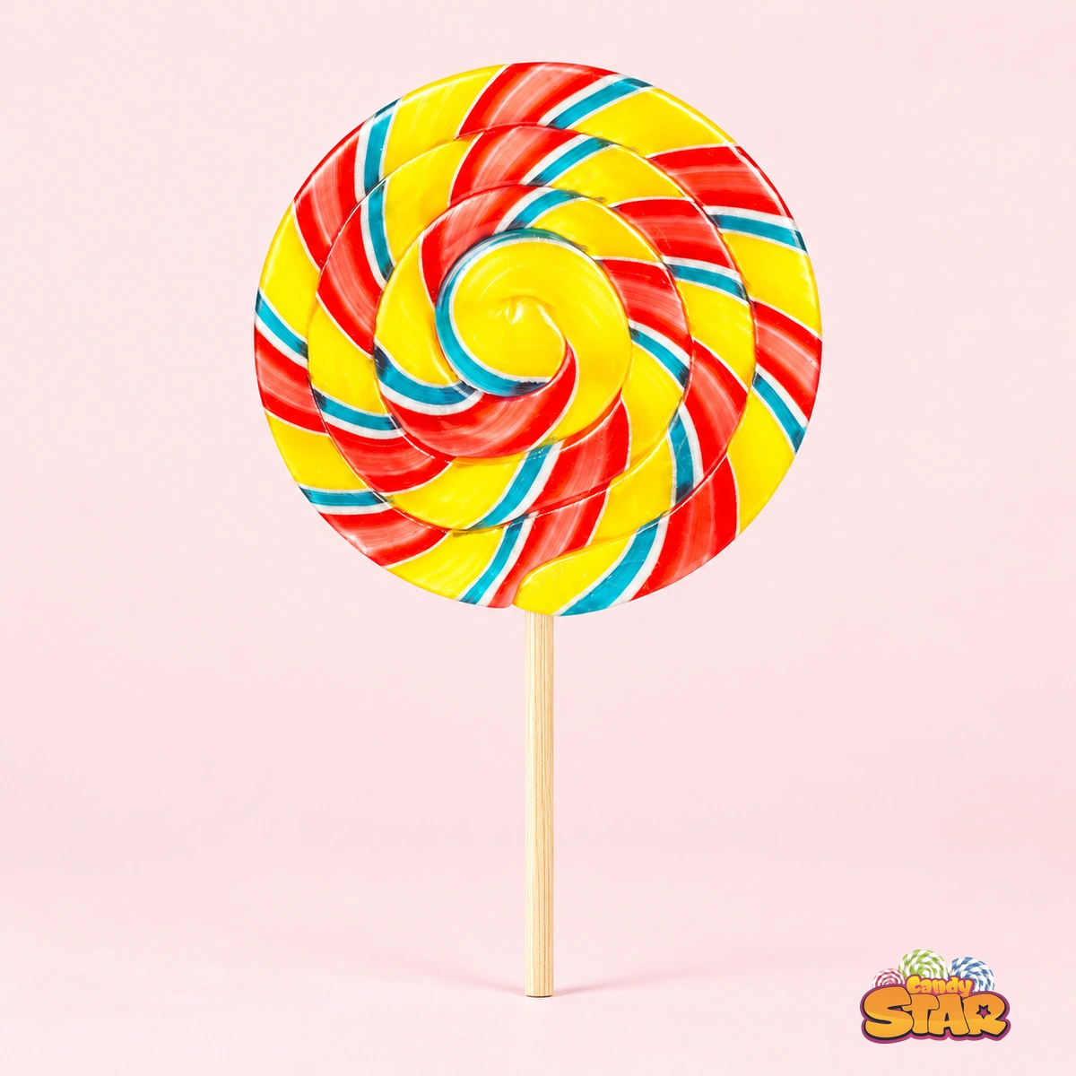 Candy Star Yuvarlak Lolipop Sosyete Şekeri 30g