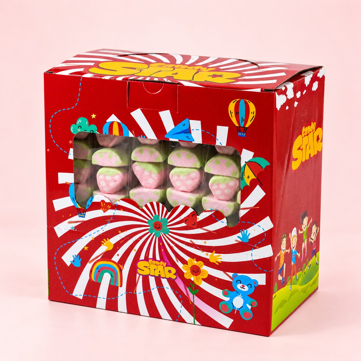 Candy Star Watermelon / Strawberry Marshmallow Lollipop 25 g
